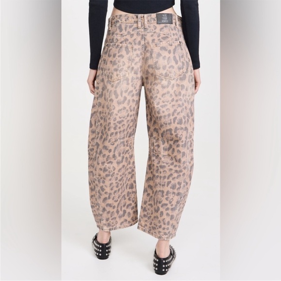 Free People Good Luck Mid Rise Barrel Jeans - Picture 8 of 12